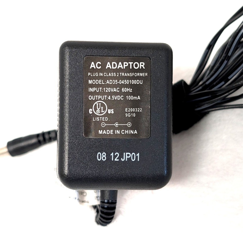 Dept 56 AC Adapter AD35-0450100DU 4.5V Brite Lites Village Power Supply OEM